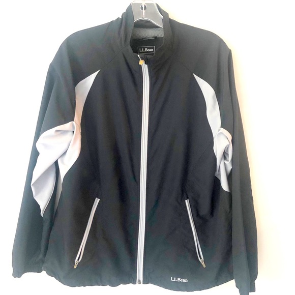 L.L. Bean Jackets & Blazers - LL BEAN classic zipup windbreaker JACKET Large EUC
